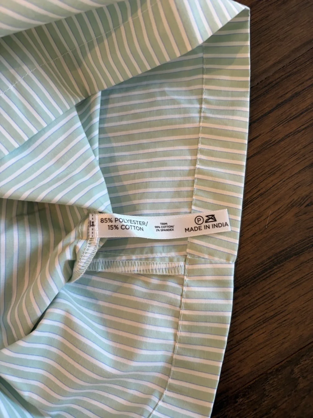 New with Tags Tuckernuck Green and White Striped Embellished Corinne Dress Sz S - Picture 14 of 15